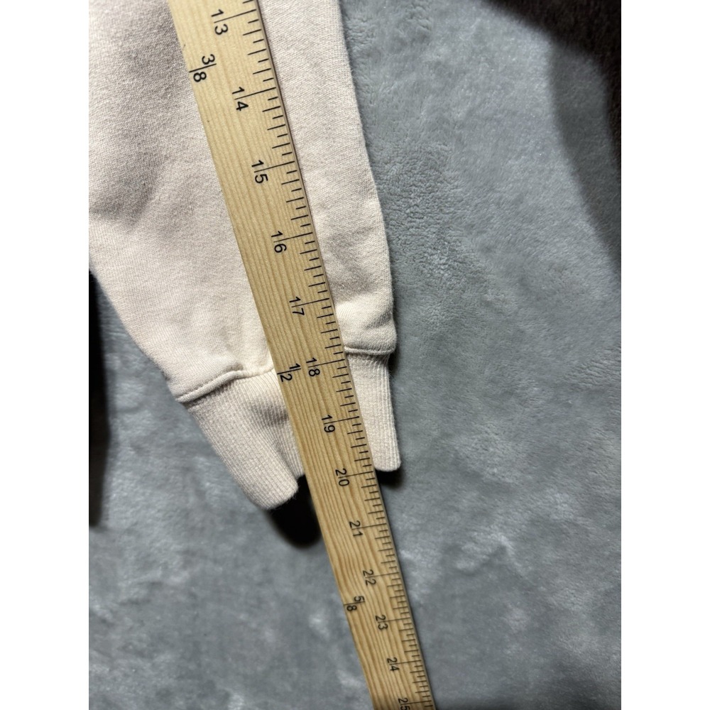 Mountain Hardwear Hoodie Women's Medium Tan Graphic Backhit Hotel Basecamp Bull - Picture 6 of 9